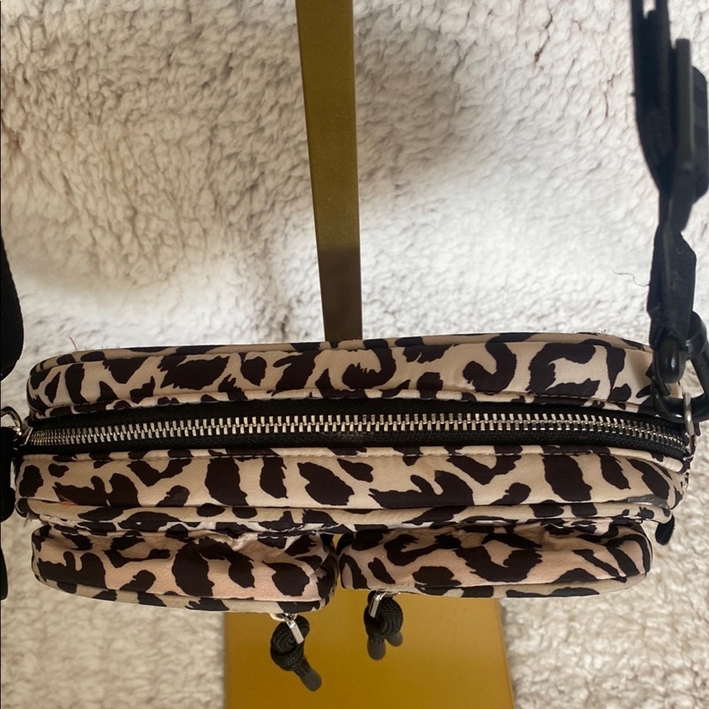 Zara Black Leopard Print  Bag - Picture 7 of 10